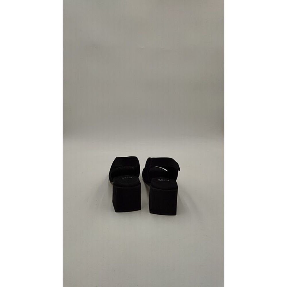 Eileen Fisher Women Trudy Knit Slingback Sandals Shoes Black 7 - Picture 3 of 3